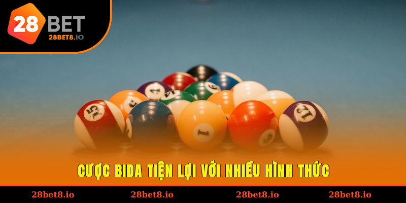 Luật Chơi Cược Bida - Chơi Dễ Dàng, Gom Tiền Thưởng Đầy Túi 4 Cược bida tiện lợi với nhiều hình thức